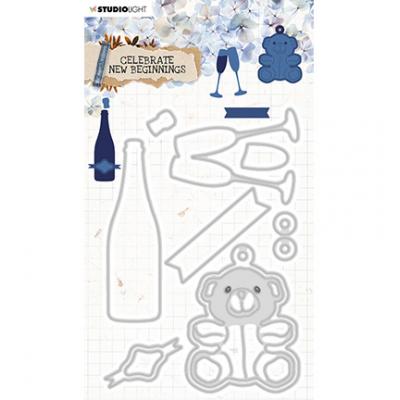StudioLight Celebrate New Beginnings Embossing & Cutting Dies - Party Nr. 376